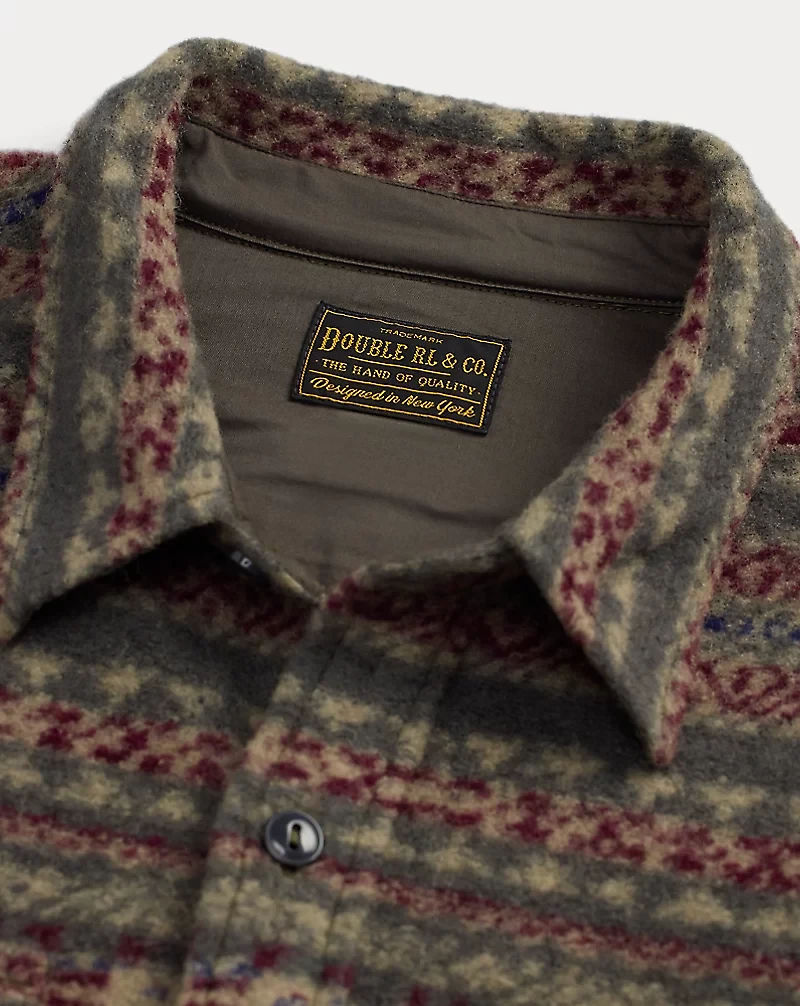 Fair Isle Wool-Blend Workshirt