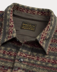 Fair Isle Wool-Blend Workshirt