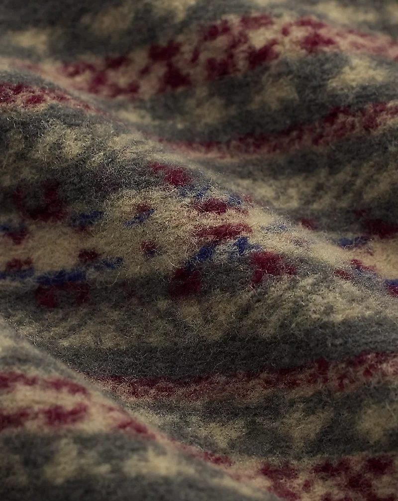 Fair Isle Wool-Blend Workshirt