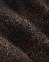 Plaid Wool-Cotton Vest