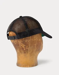 Logo-Patch Denim Trucker Cap
