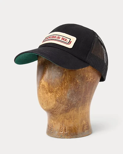 Logo-Patch Denim Trucker Cap