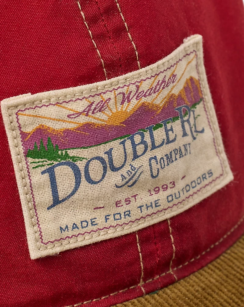 Corduroy-Bill Oilcloth Ball Cap