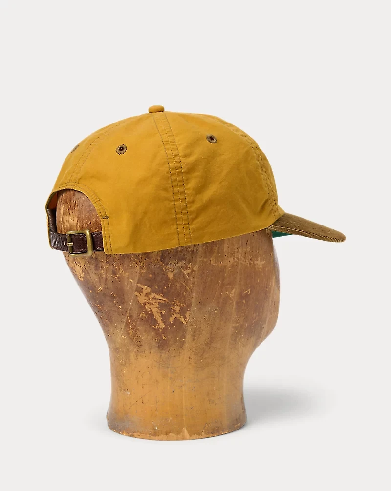 Corduroy-Bill Oilcloth Ball Cap