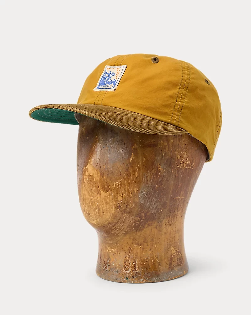 Corduroy-Bill Oilcloth Ball Cap