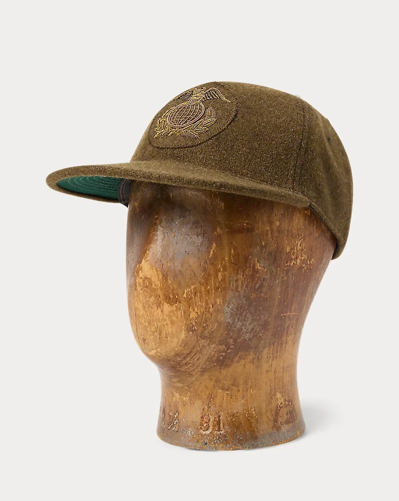 Bullion Wool-Blend Ball Cap