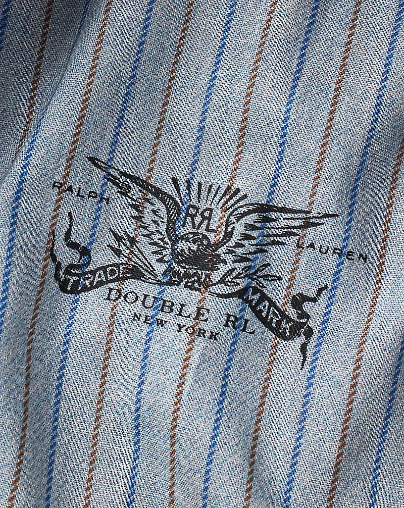 Striped Herringbone Twill Newsboy Cap