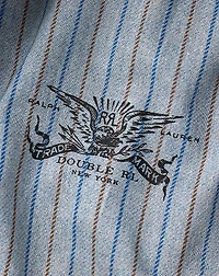 Striped Herringbone Twill Newsboy Cap