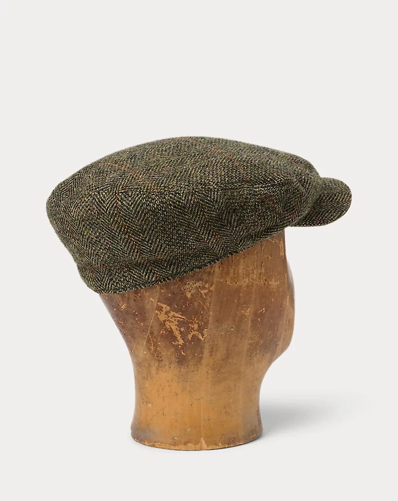 Glen Plaid Wool Driver’s Cap