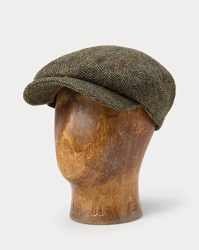 Glen Plaid Wool Driver’s Cap