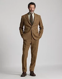 Checked Wool Suit Jacket