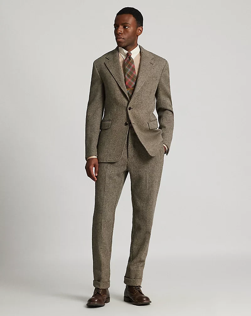 Wool Dobby Suit Jacket