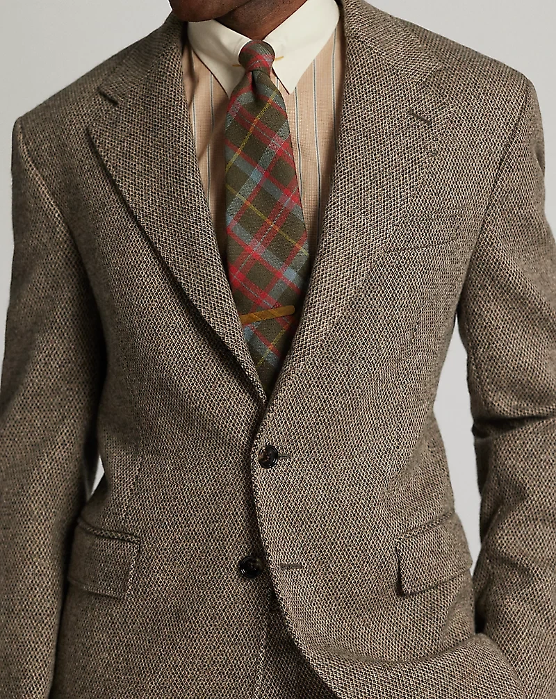 Wool Dobby Suit Jacket