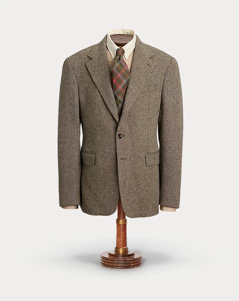 Wool Dobby Suit Jacket