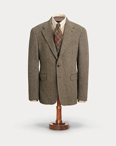 Wool Dobby Suit Jacket