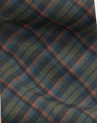 Handmade Plaid Silk Twill Tie