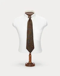 Handmade Paisley Silk Brocade Tie