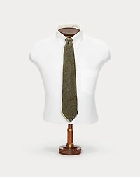 Handmade Fringe Tweed Tie
