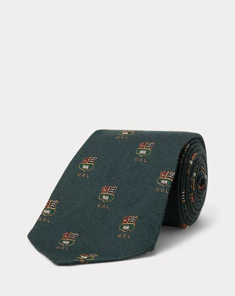 Handmade Wool-Silk Club Tie