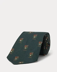 Handmade Wool-Silk Club Tie