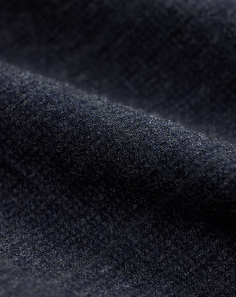 Slim Fit Indigo Checked Suit Trouser