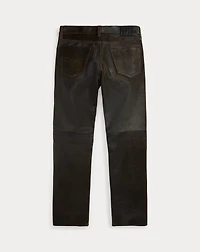 Straight Fit Roughout Suede Pant