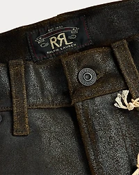 Straight Fit Roughout Suede Pant