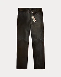 Straight Fit Roughout Suede Pant