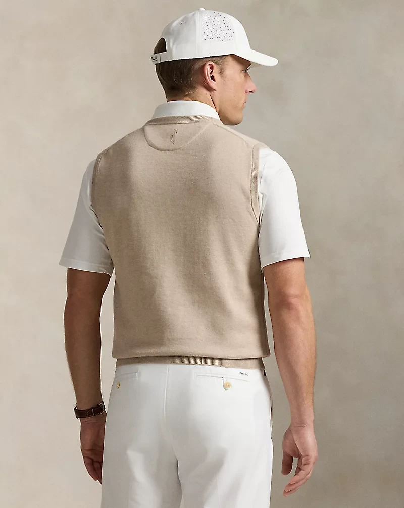 Performance Cotton-Blend Sweater Vest