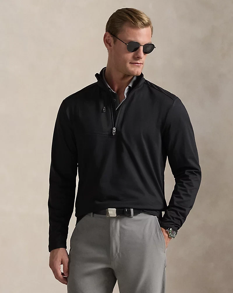 Classic Fit Stretch Quarter-Zip Pullover