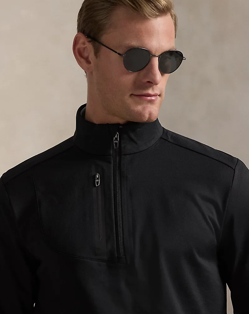 Classic Fit Stretch Quarter-Zip Pullover