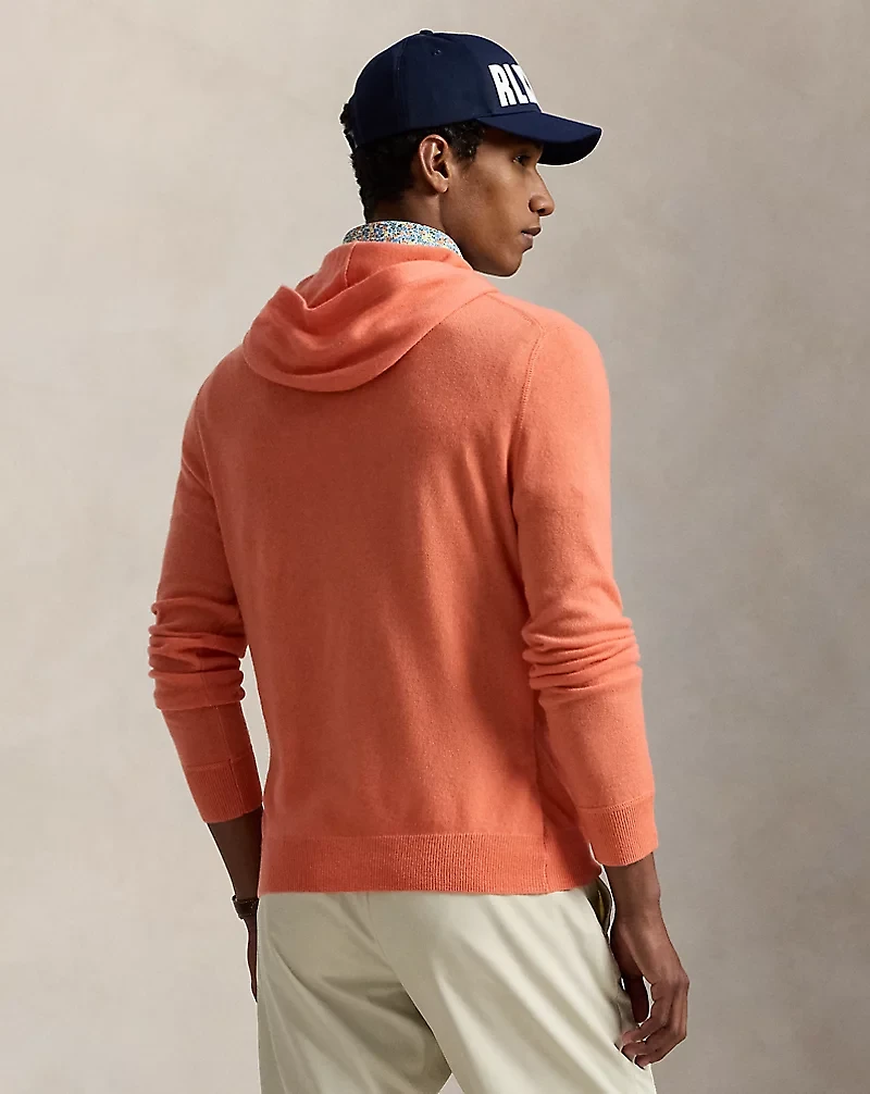 Washable Cashmere Hooded Sweater
