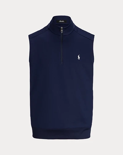 Stretch Jersey Quarter-Zip Vest