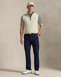 Stretch Jersey Quarter-Zip Vest