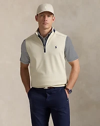 Stretch Jersey Quarter-Zip Vest