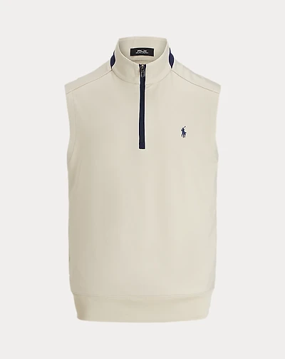 Stretch Jersey Quarter-Zip Vest