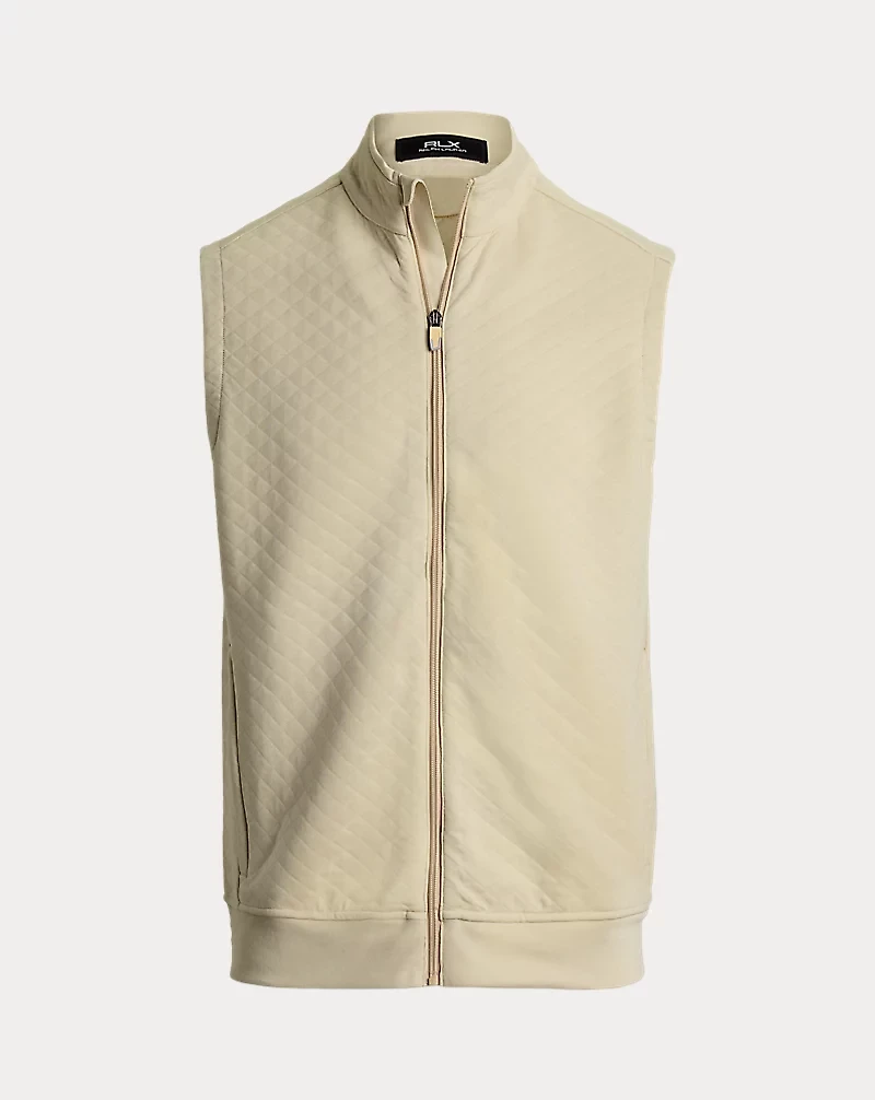 Quilted Double-Knit Vest