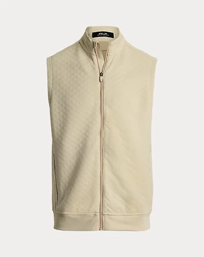 Quilted Double-Knit Vest