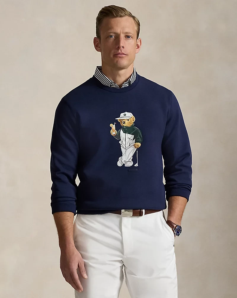Classic Polo Bear Double-Knit Sweatshirt