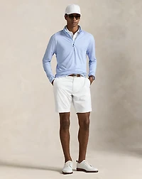 Color-Blocked Stretch Jersey Pullover