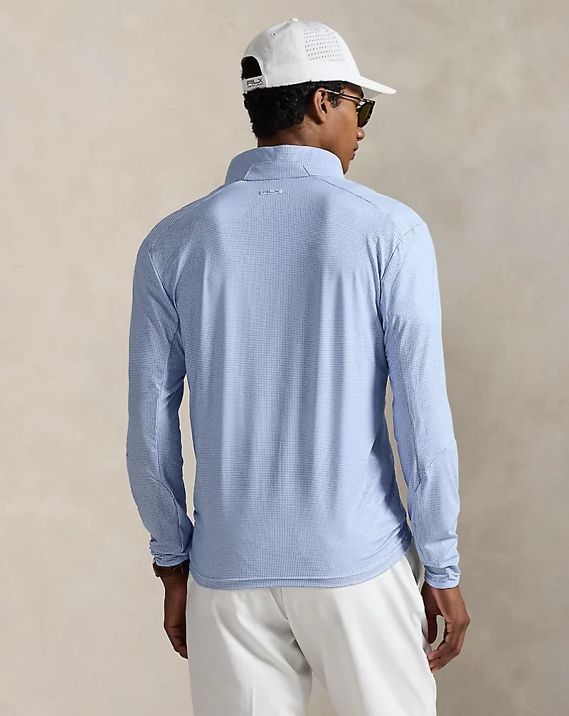 Color-Blocked Stretch Jersey Pullover