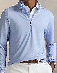 Color-Blocked Stretch Jersey Pullover