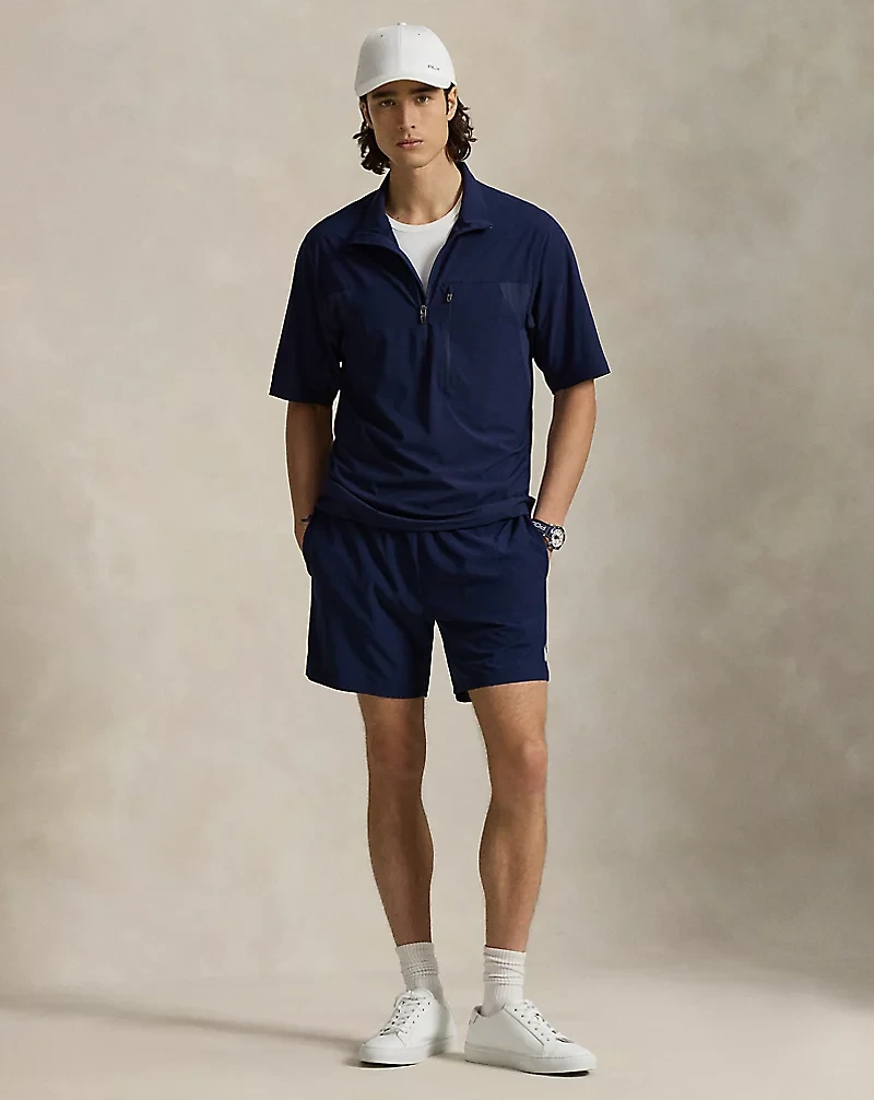 Packable Short-Sleeve Pullover Jacket