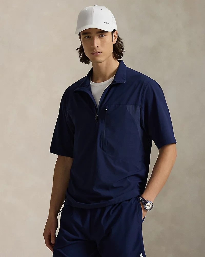 Packable Short-Sleeve Pullover Jacket