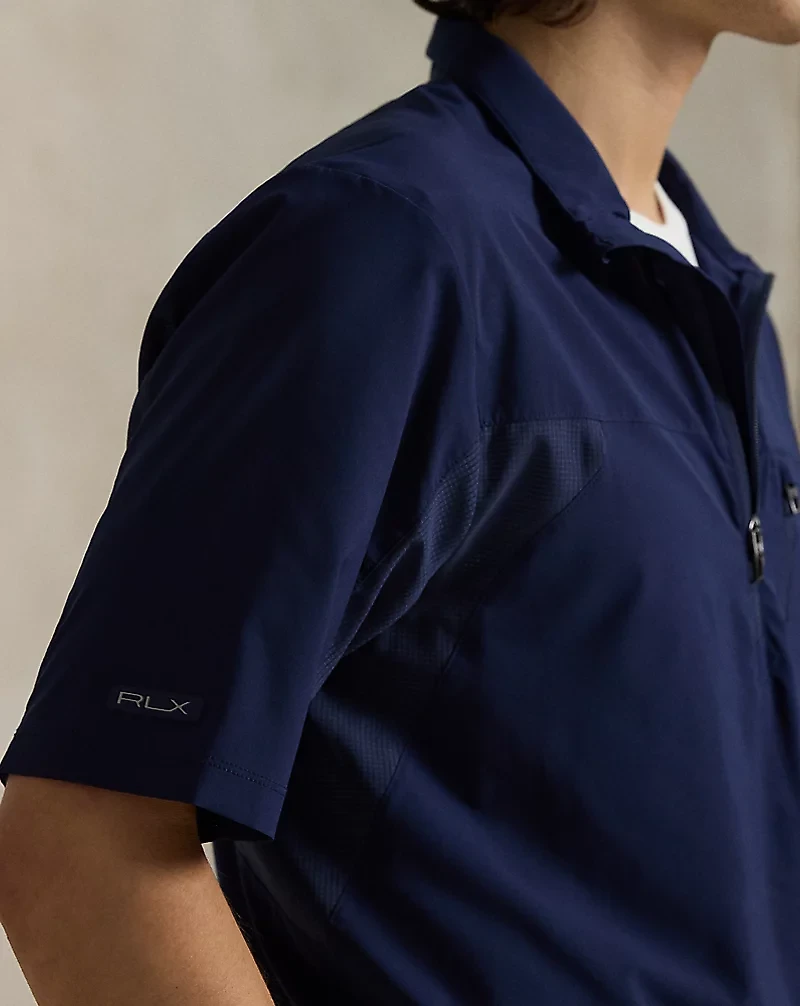 Packable Short-Sleeve Pullover Jacket