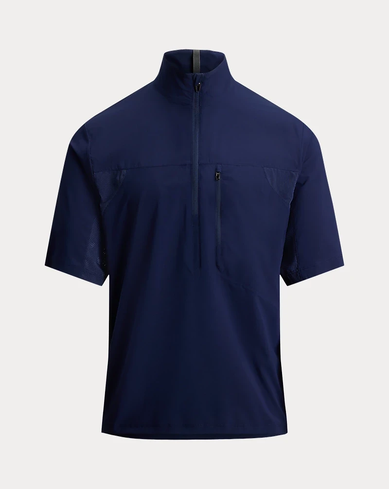 Packable Short-Sleeve Pullover Jacket