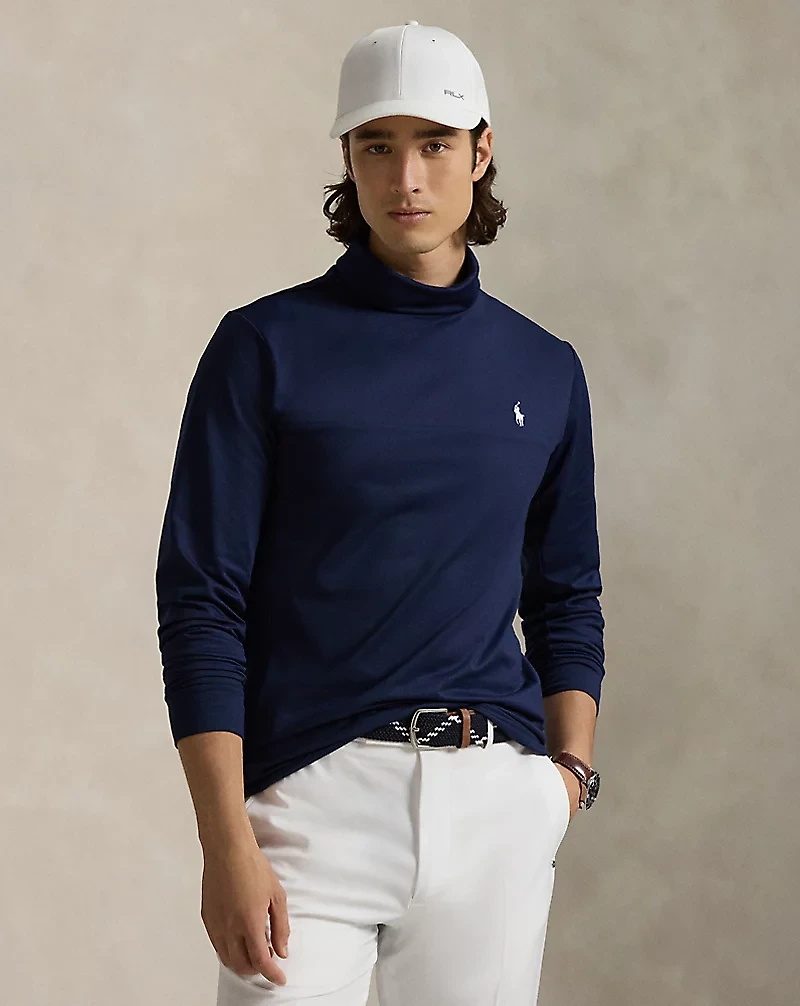 Performance Piqué Mockneck