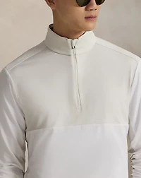Color-Blocked Stretch Jersey Pullover