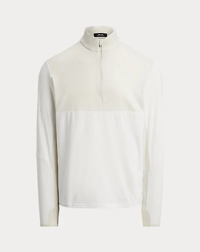 Color-Blocked Stretch Jersey Pullover
