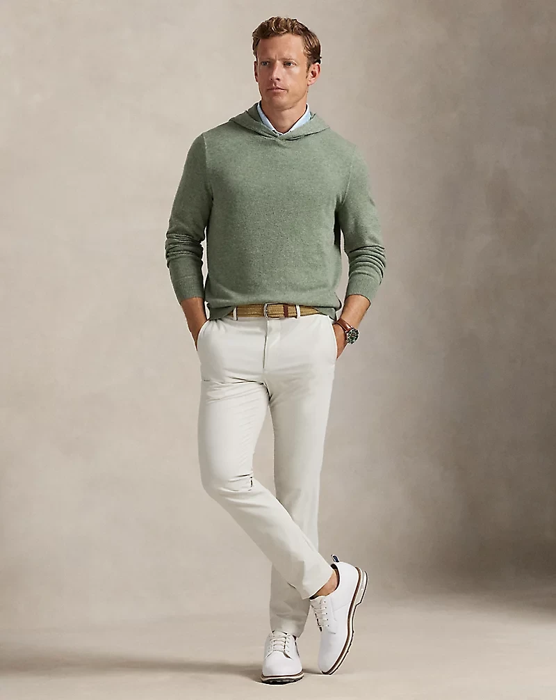 Washable Cashmere Hooded Sweater